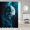 Homewish Gorilla Gothic Chimpanzee Fabric Shower Curtain, 180 x 210 cm view 2