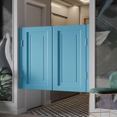 Cowboy Swinging Saloon Door, Solid Wood with Metal Hinges