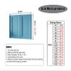 Cowboy Swinging Saloon Door, Solid Wood with Metal Hinges view 2
