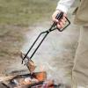 XUCZHAI Portable Fireplace and Grill Fire Tongs view 4