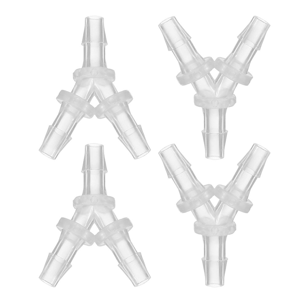 PATIKIL 5/32" Plastic T-Shaped Hose Barb Fittings, 4-Pack