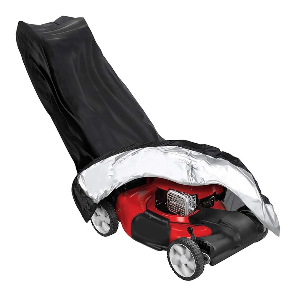 WJLYDM Lawn Mower Cover, UV-Resistant, Waterproof Outdoor Protective Cover
