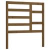 THOYTOUI Solid Pine Wood Headboard, Honey Brown, 96 x 4 x 104 cm view 2