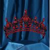 Halloween Gothic Black Queen Skull Crown Headband view 2
