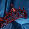 Halloween Gothic Black Queen Skull Crown Headband view 3