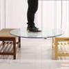 Round Tempered Glass Tabletop for Dining and Coffee Tables, 65 cm (26 in) view 2