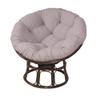 Soft Thick Lounge Chair Cushion, 90 x 90 cm, Gray view 1