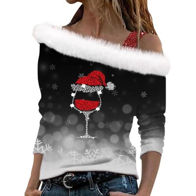 Women's Christmas Tunic with Plush Trim
