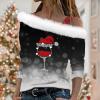 Women's Christmas Tunic with Plush Trim view 3
