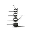 SellGood Metal Torsion Springs, 10-Pack, 1.0 mm Wire, 60°/90°/120°/180°, V-Shaped, 65Mn view 1