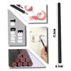 Healvian 12-Piece 4B Waterproof Drawing Pencil Set for Paper Stencils view 2