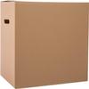 JvFbjLF Corrugated Cardboard Boxes, Moving Boxes, 5-Pack with Handles, 50 × 40 × 40 cm view 1