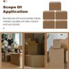 JvFbjLF Corrugated Cardboard Boxes, Moving Boxes, 5-Pack with Handles, 50 × 40 × 40 cm view 4