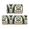 JEJEA Kitchen Rugs and Mats Set, Penguin Print, Absorbent, Non-Slip, 2-Piece view 1