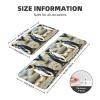 JEJEA Kitchen Rugs and Mats Set, Penguin Print, Absorbent, Non-Slip, 2-Piece view 2