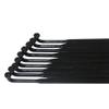 ZHANGSHUMIN Bicycle Spokes, Hook or Straight Pull, Black (Straight, 10 Pcs) view 2