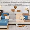 Magic Sofa Covers for 2/3-Cushion Couches, Washable, Gray, Headrest Cover S view 4