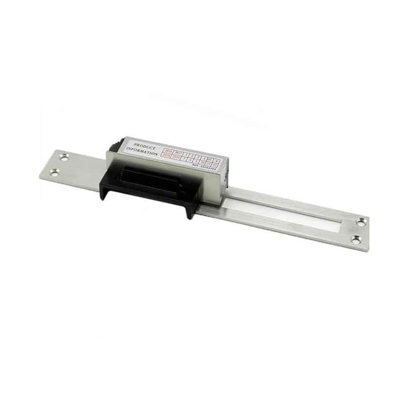 HUJWLBWF 12V DC 0.2A Magnetic Bolt Lock, Intelligent Guard Cathode Strike Lock, Dual Unlock Mode Door/Gate Access Control System (Standard NC)