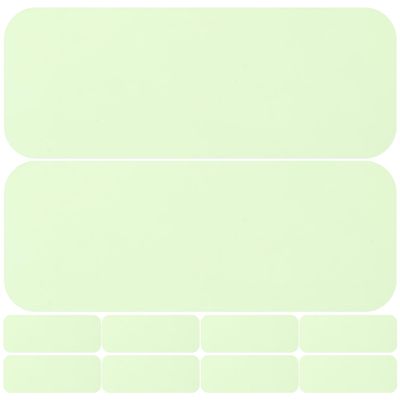 KALLORY 1-Sheet Glow-in-the-Dark Light Switch Stickers, PVC