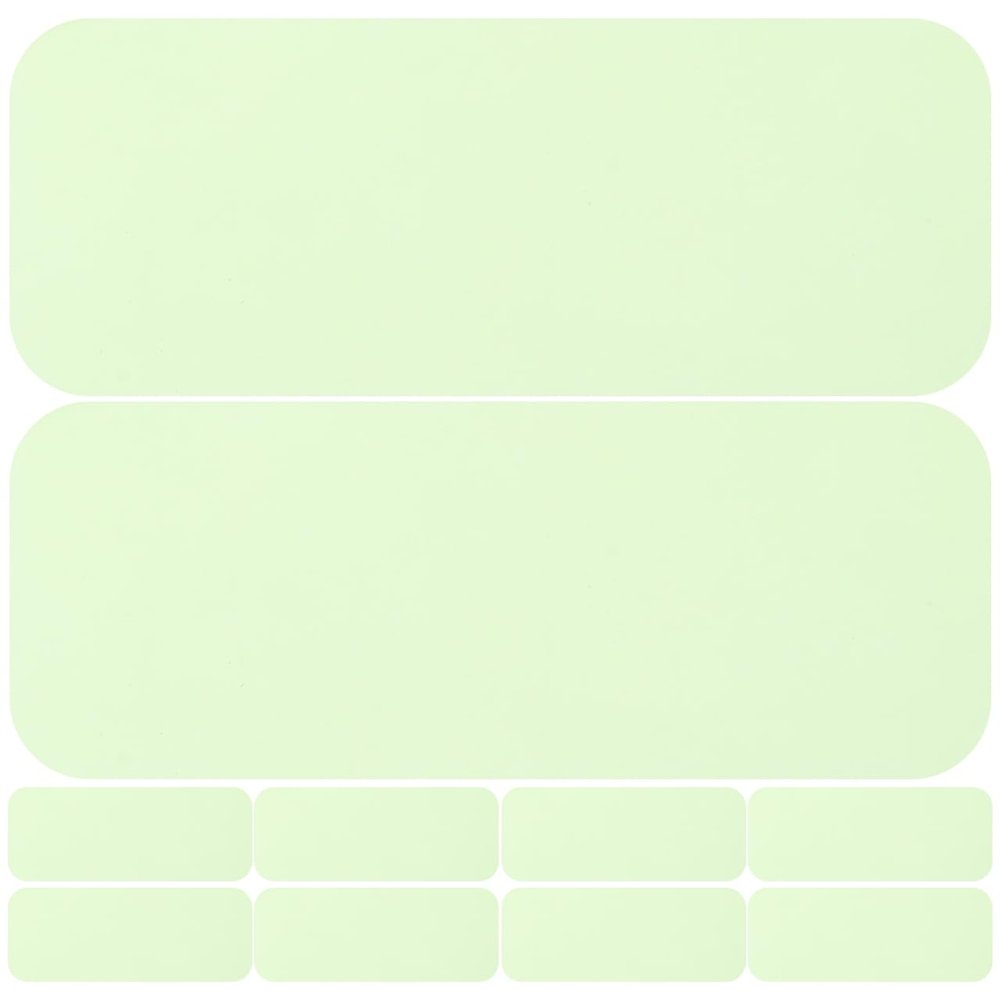 KALLORY 1-Sheet Glow-in-the-Dark Light Switch Stickers, PVC