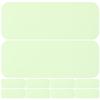 KALLORY 1-Sheet Glow-in-the-Dark Light Switch Stickers, PVC view 1