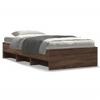 LXYZWRW Furniture Select Bed Frame Without Mattress, Brown Oak, 90 x 190 cm, Engineered Wood view 2