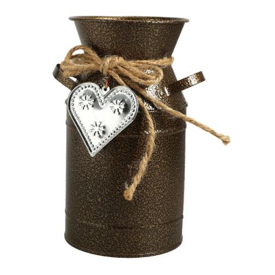 HOLIDYOYO Vintage Iron Pumpkin Vase and Planter