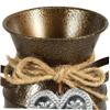 HOLIDYOYO Vintage Iron Pumpkin Vase and Planter view 3