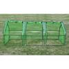 puraday Garden Greenhouse with 3 Zip Doors, 240 x 90 x 90 cm view 3