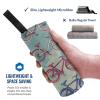 JKSEEPYN Printed Microfiber Beach Towel with Cartoon Bicycles, 70 x 140 cm view 2