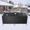 HNKDKJ Outdoor Furniture Cover, Waterproof Winter-Ready, 105 x 95 x 55 cm, 420D Oxford, Black view 1