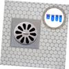 4-Piece Blue Round Silicone Drain Cores for Wastewater Pipes view 4