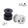 4/8PCS GT2 Timing Pulley, 20T/16T, 5mm/8mm Bore, for 6mm Timing Belt (8PCS, Silver, 20T, W6, B5) view 2