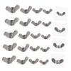 OUNONA 40-Piece M8 Stainless Steel Wing Nut Set view 2
