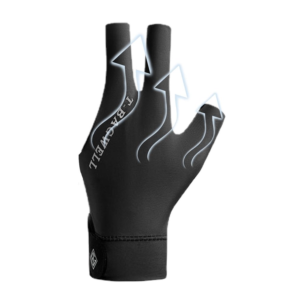 Three-Finger Billiard Gloves - Non-Slip, Breathable Pool Gloves