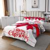 Merry Christmas Kids’ Bedding Set, 220 x 240 cm, Red Bow Print view 2