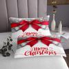 Merry Christmas Kids’ Bedding Set, 220 x 240 cm, Red Bow Print view 4