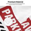 Flag with Caveman, Bar, David's S, Parking Lot, Gifts for Home Decor, Outdoor Backyard Decoration (120 x 180 cm) view 3