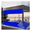 JHIAADEY Transparent PVC Zipper Tarp for Outdoor Use view 1