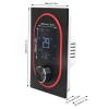 Smart Home Thermostat with Color LCD Touchscreen, Remote Control, App, Energy-Saving, AC 95–240 V, Programmable Knob Control (Standard Model #11) view 2