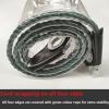 VagxTbs Transparent Waterproof PVC Cover with Grommets, 1 x 3 m view 3
