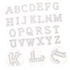 HOODANCOS 104-Piece Glitter Alphabet Patches, Self-Adhesive and Washable view 4