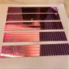 600 Pink Self-Adhesive Mirror Squares, 10 x 10 mm Real Glass Mosaic Tiles view 3