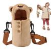 Water Bottle Carrier with Strap and Adjustable Shoulder Strap view 1