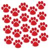 HOODANCOS 60-Piece Dog Paw Iron-On Patches, Self-Adhesive Embroidered Appliqués for Clothing, Bags and DIY Projects view 1
