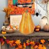 Dtaigou Pumpkin Figurine, Pumpkin Home Decor | Decorative Garden Figurine view 2