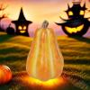 Dtaigou Pumpkin Figurine, Pumpkin Home Decor | Decorative Garden Figurine view 3