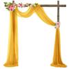 ROMDANTY 10-Meter Wedding Arch Draping Chiffon Fabric view 1