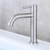 Stainless Steel Single-Handle Cold Water Faucet for Kitchen and Bathroom Sinks view 2