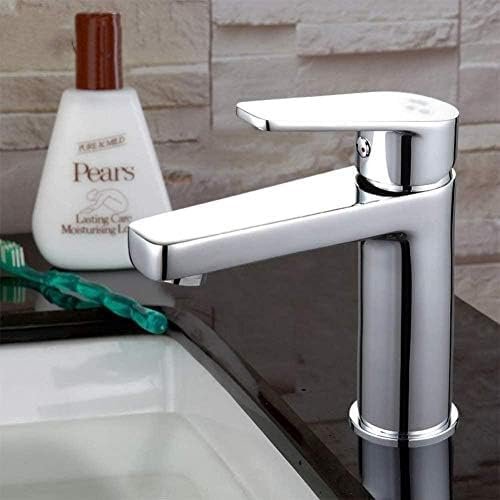 Modern Single-Handle Waterfall Kitchen Faucet, Deck-Mount, Chrome